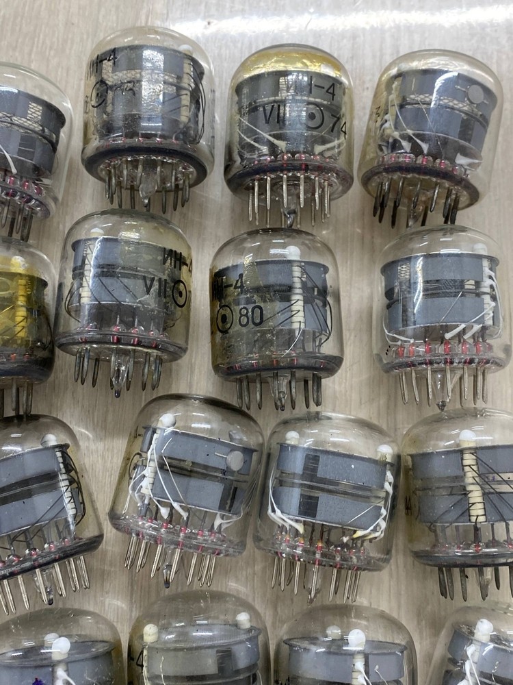 30Pcs IN-4 ИН-4 Nixie Tubes For Parts - Vintage Electronics Display