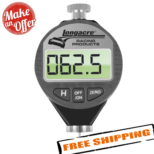 Longacre 52-50547 Digital Tire Durometer With Storage Case
