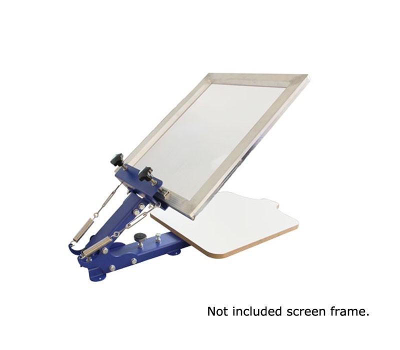 Desktop Fixed Single Color Screen Printing Machine T-shirt Press Fixed Pallet