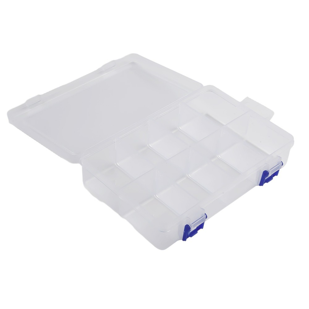 Bead Storage Box Container Adjustable Display Organizer Jewelry Organizer