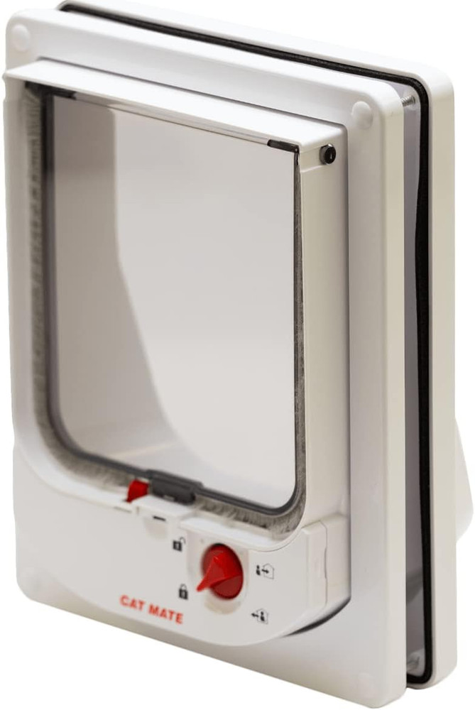 Electromagnetic Cat Flap, White