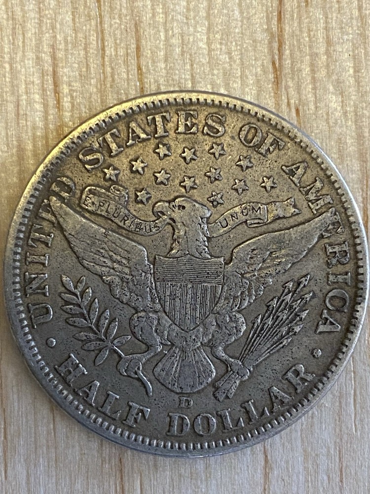 1908-D Barber Half Dollar