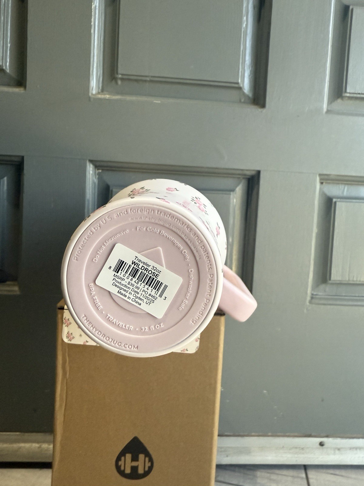 HydroJug Traveler 32 oz Wildrose