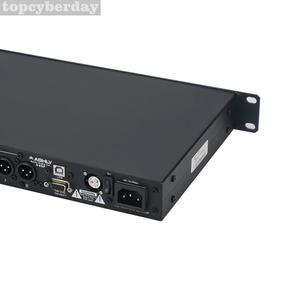 4.8SP DSP Digital Audio Processor Software 4 In 8 Out Professional Sound System