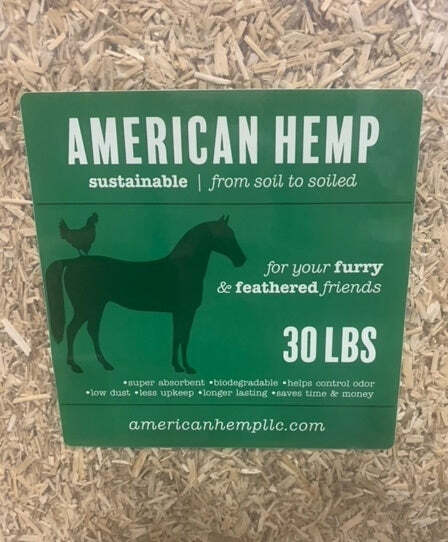 Double Bag - Hemp Chicken Bedding (Price Does Not Include S&H)