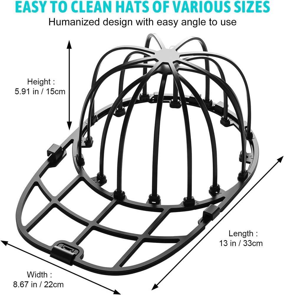 Baseball Cap Washer Cage HAT Protector Frame