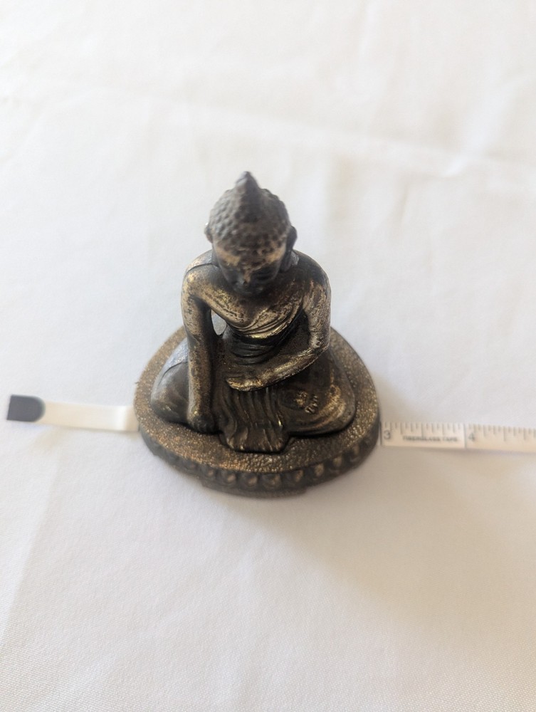 Brass Sitting Statue Incense Burner