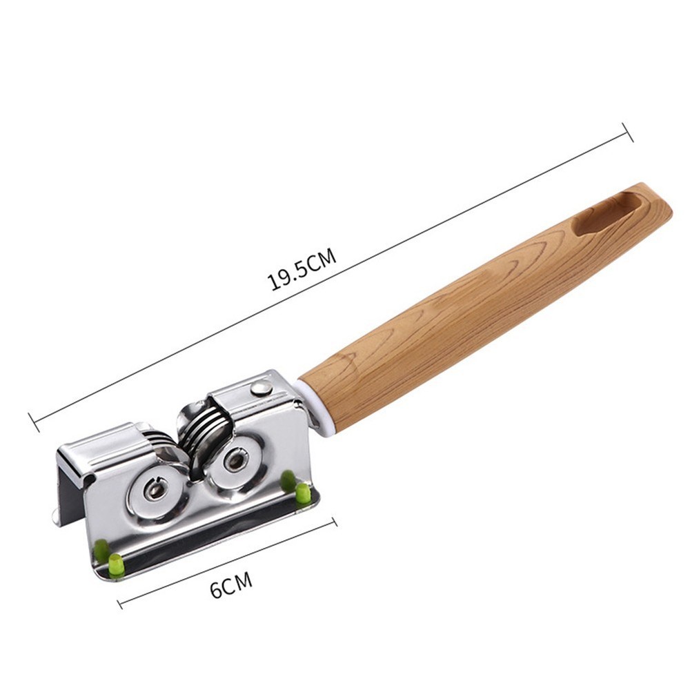 Handheld Blade Sharpening Solution Rotating Steel Wheel and Convenient