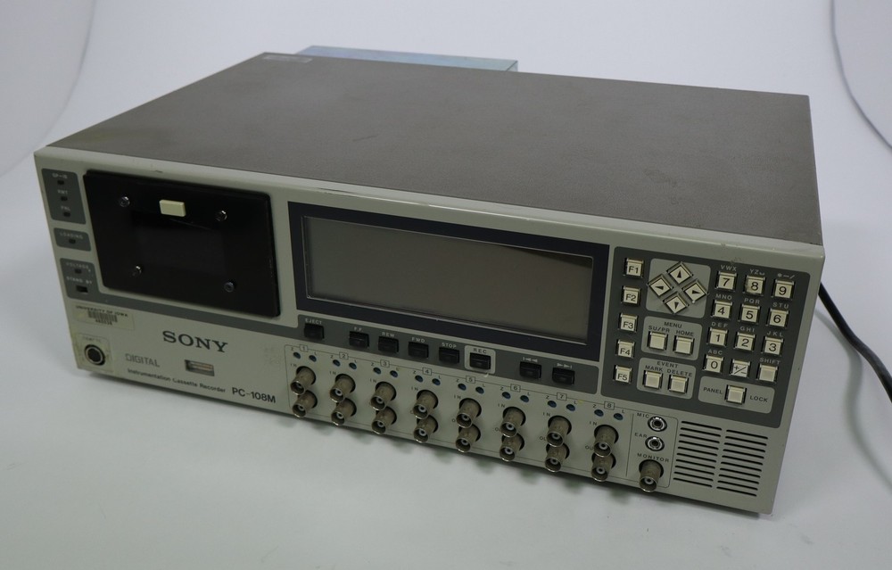 Sony Digital Instrumentation Cassette Recorder PC-108M - Powers on - Untested