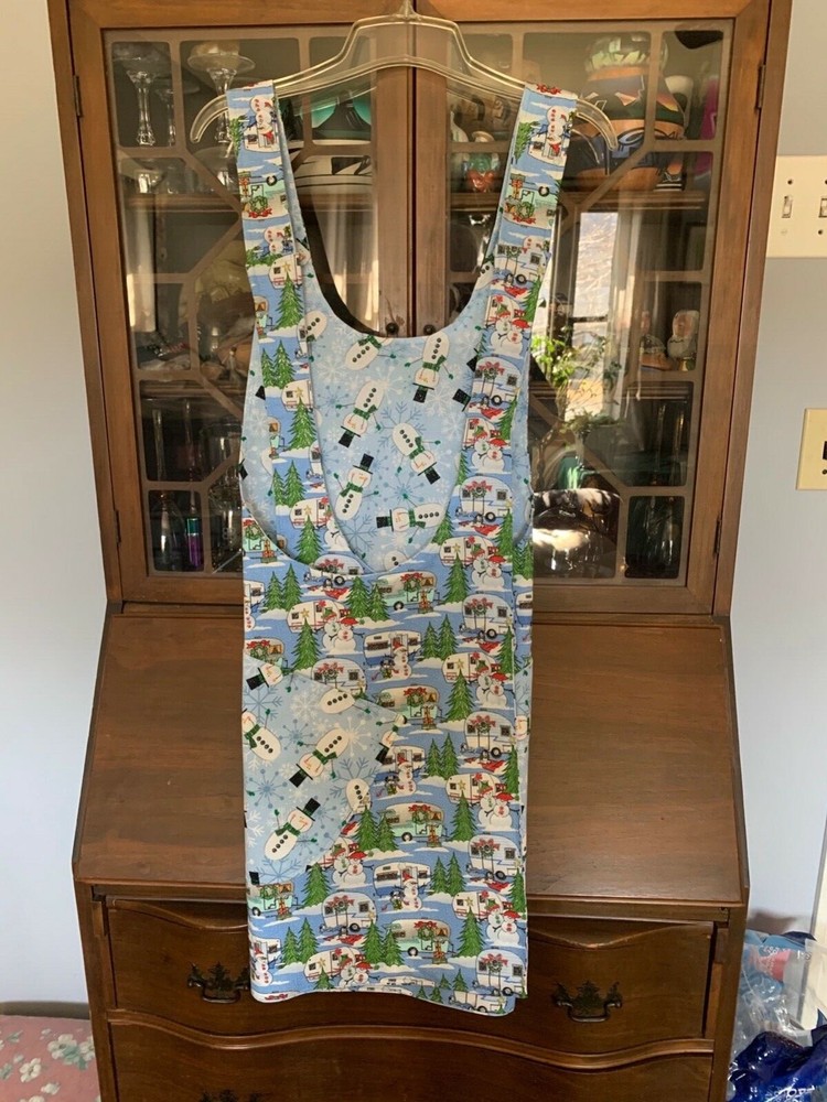 Handmade reversible crossbody apron