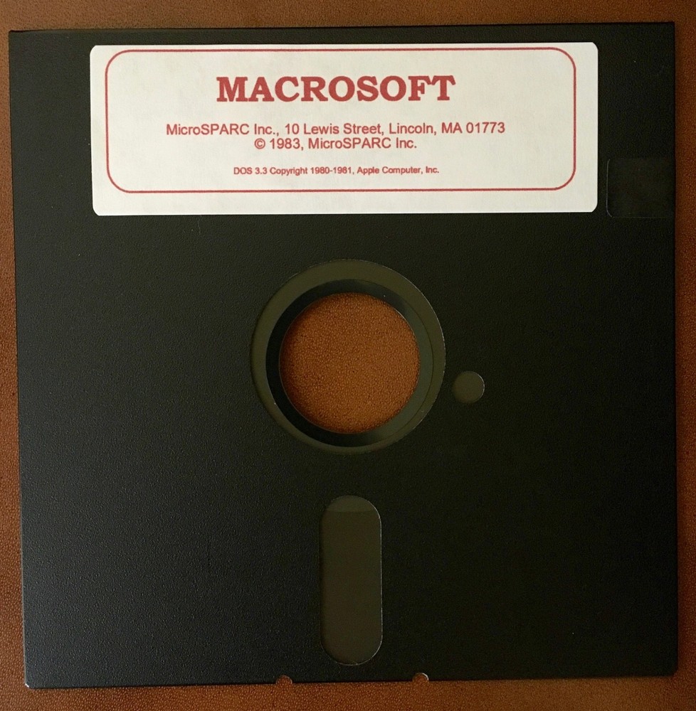 Macrosoft / The Assembler / MicroSPARC / Apple II, IIe, IIc, & IIgs Computers