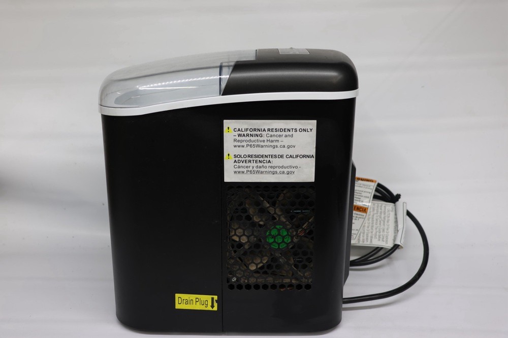 WHIRLPOOL WHCI26VBA3A COUNTERTOP ICE MAKER Black