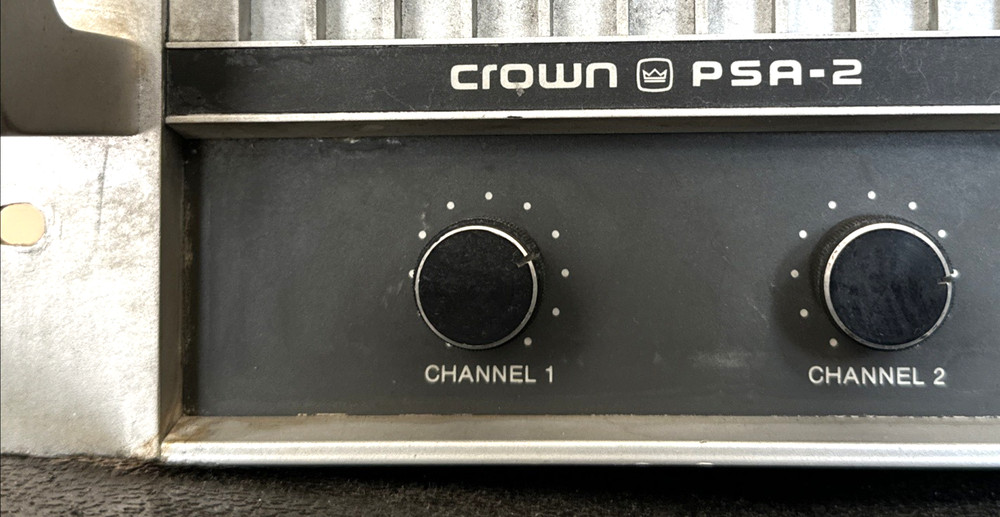 CROWN PSA 2 POWER AMPLIFIER Untested! PARTS OR REPAIR!
