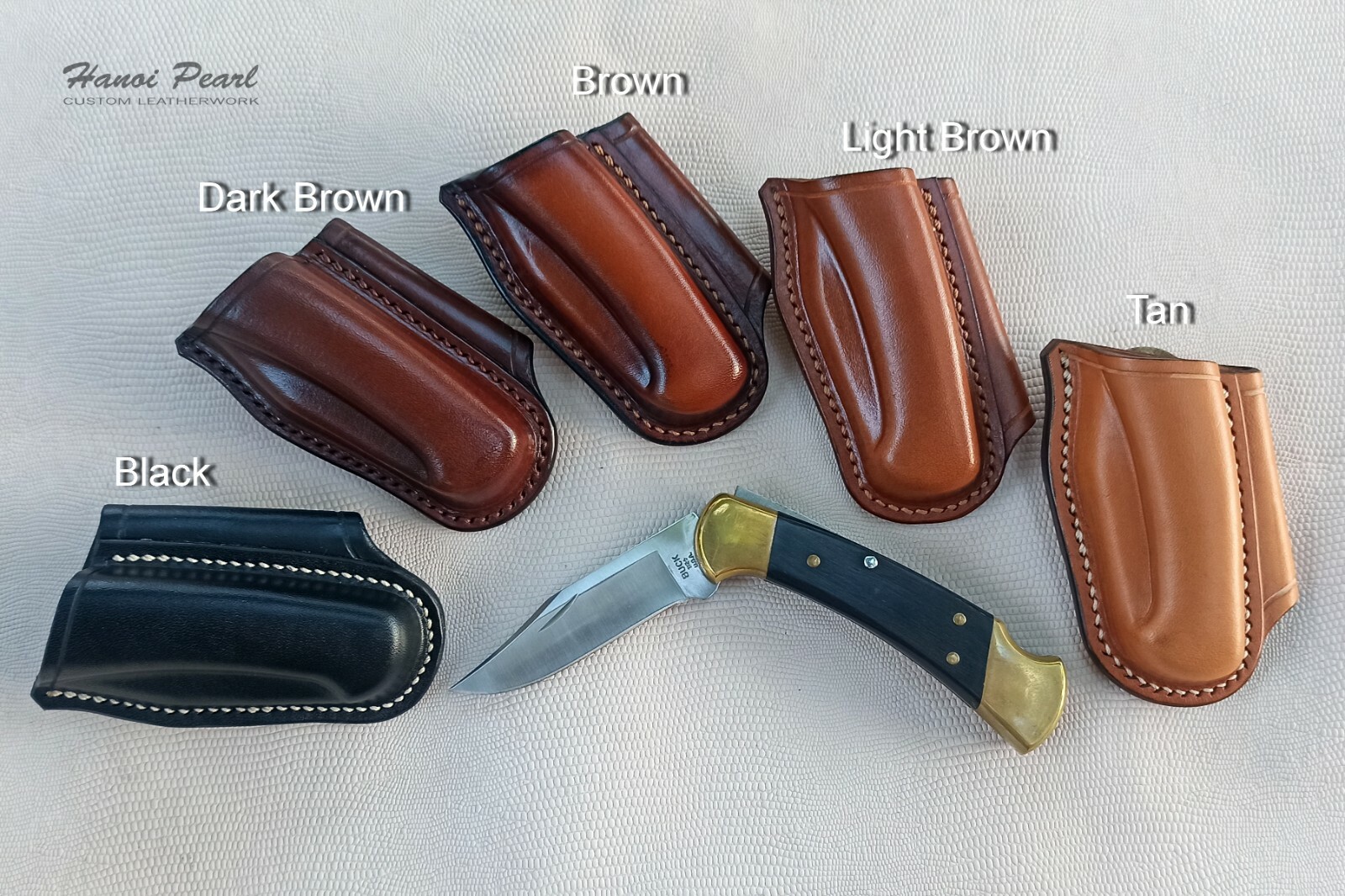 Buck 112 Ranger Sheath | Custom Cross Draw Scout Carry Leather Sheath