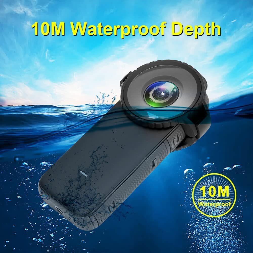 10m Underwater Diving Waterproof Lens Guards Protective Case for Insta360 ONE X2