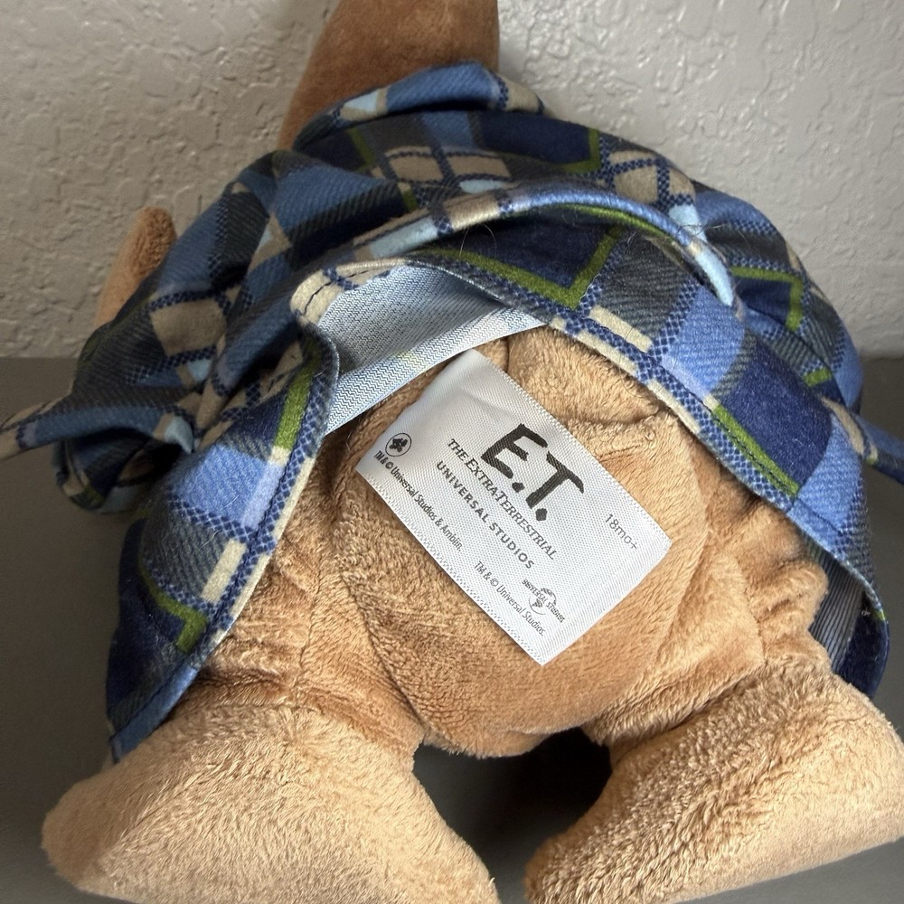 Universal Studios E.T. The Extra Terrestrial Blue Flannel Robe Plush Exclusive