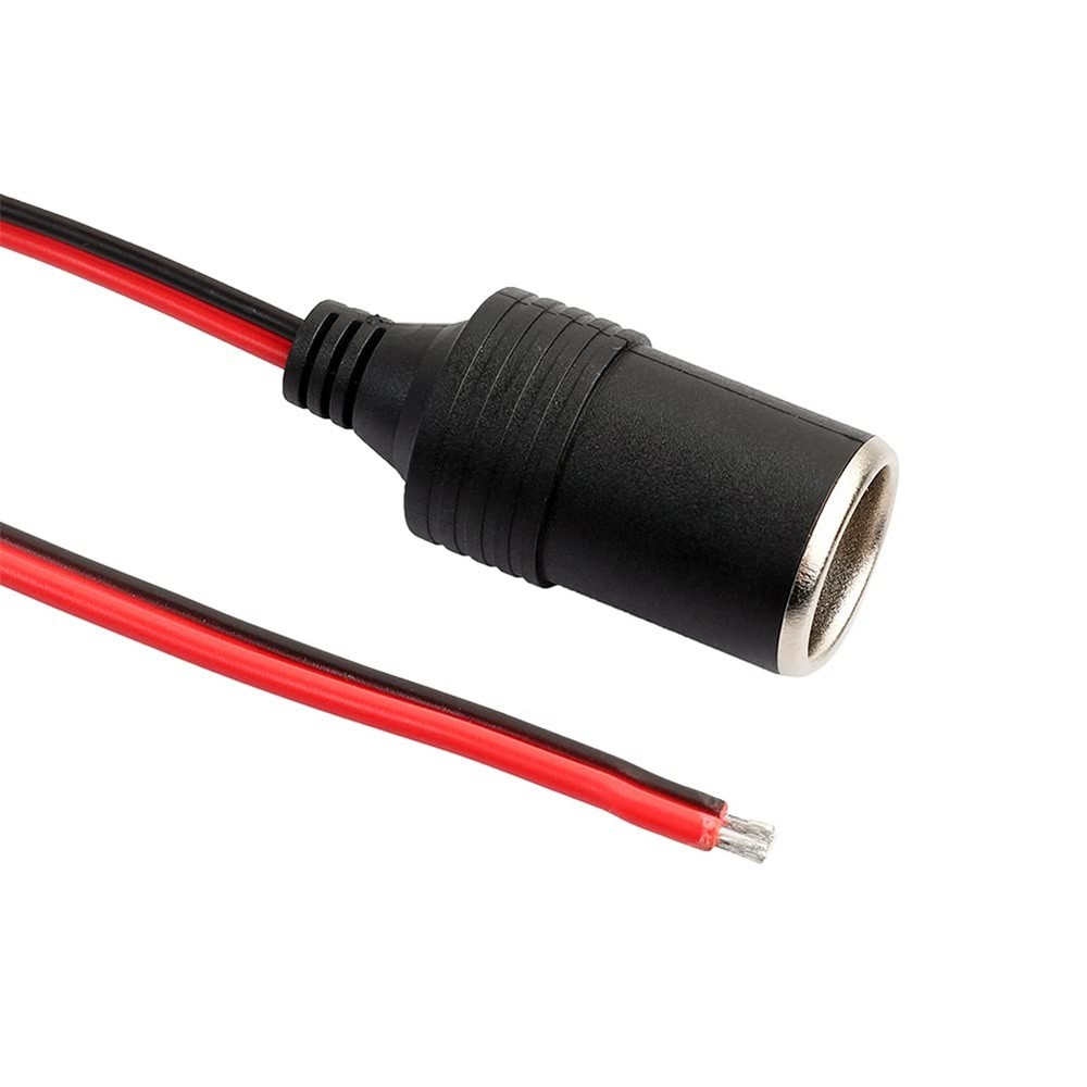 PLUSPOE Car Cigarette Lighter Female Socket Cable Plug Adapter for DC 12V /...