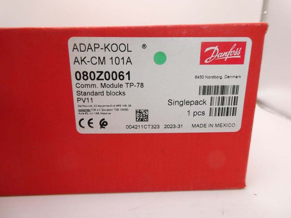 Danfoss 080Z0061 Communication Module AK-CM 101A TP-78 Standard Blocks