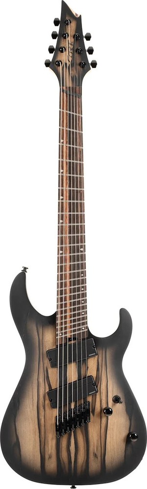 Cort KX507MS-NBB KX Series 7-String Multi-Scale Solid Body Electric with Pale...