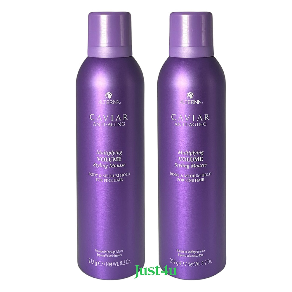 Alterna Caviar Anti-Aging Multiplying Volume Styling Mousse, 8.2oz. (2PACK)
