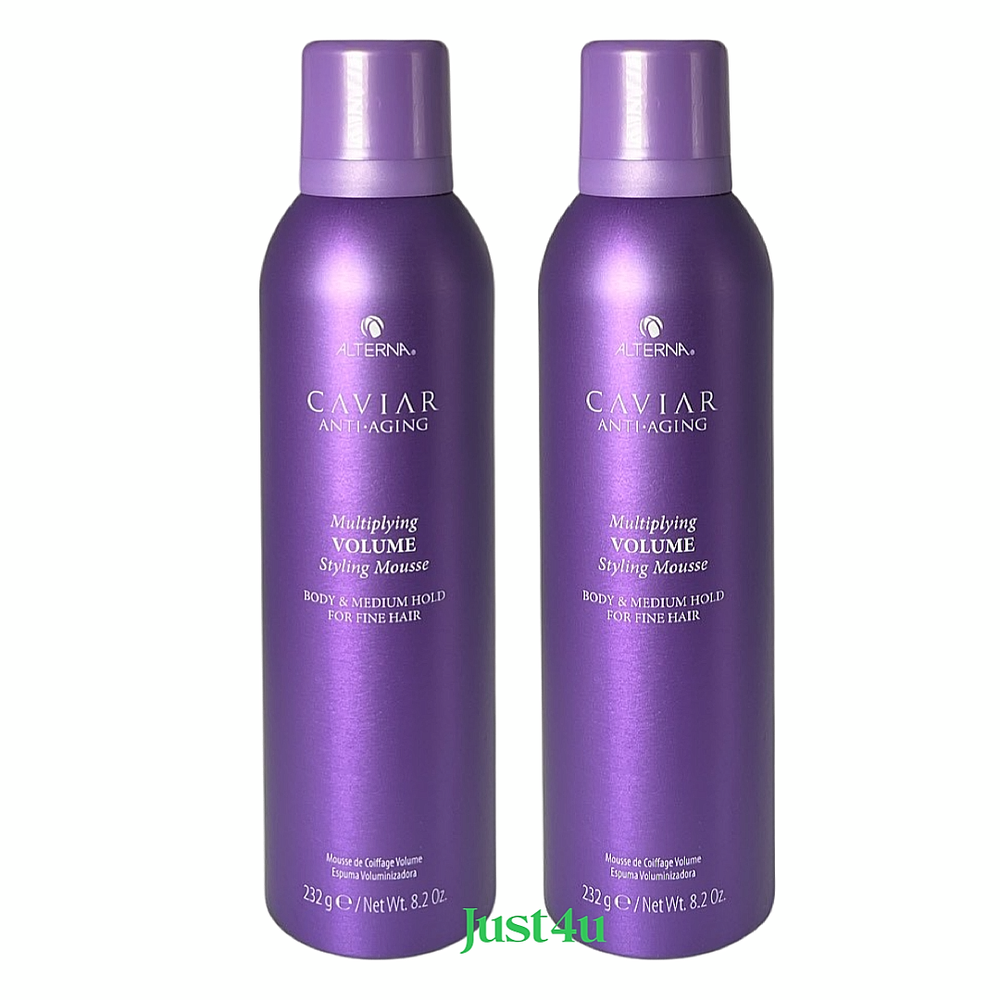Alterna Caviar Anti-Aging Multiplying Volume Styling Mousse, 8.2oz. (2PACK)