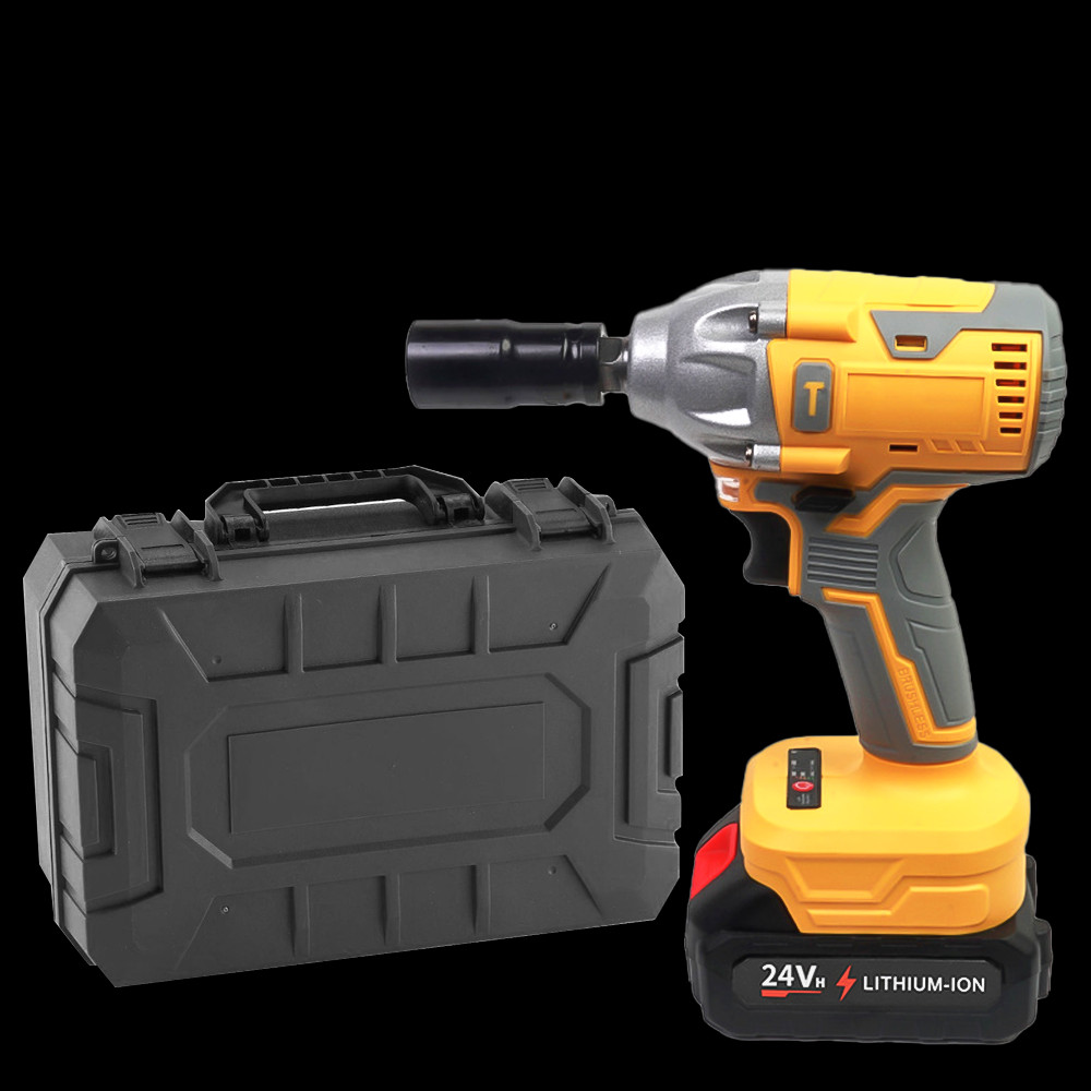 3 IN 1 Cordless Electric Impact Wrench Gun Power Drill Kit 12000RPM w/ 2 Battery