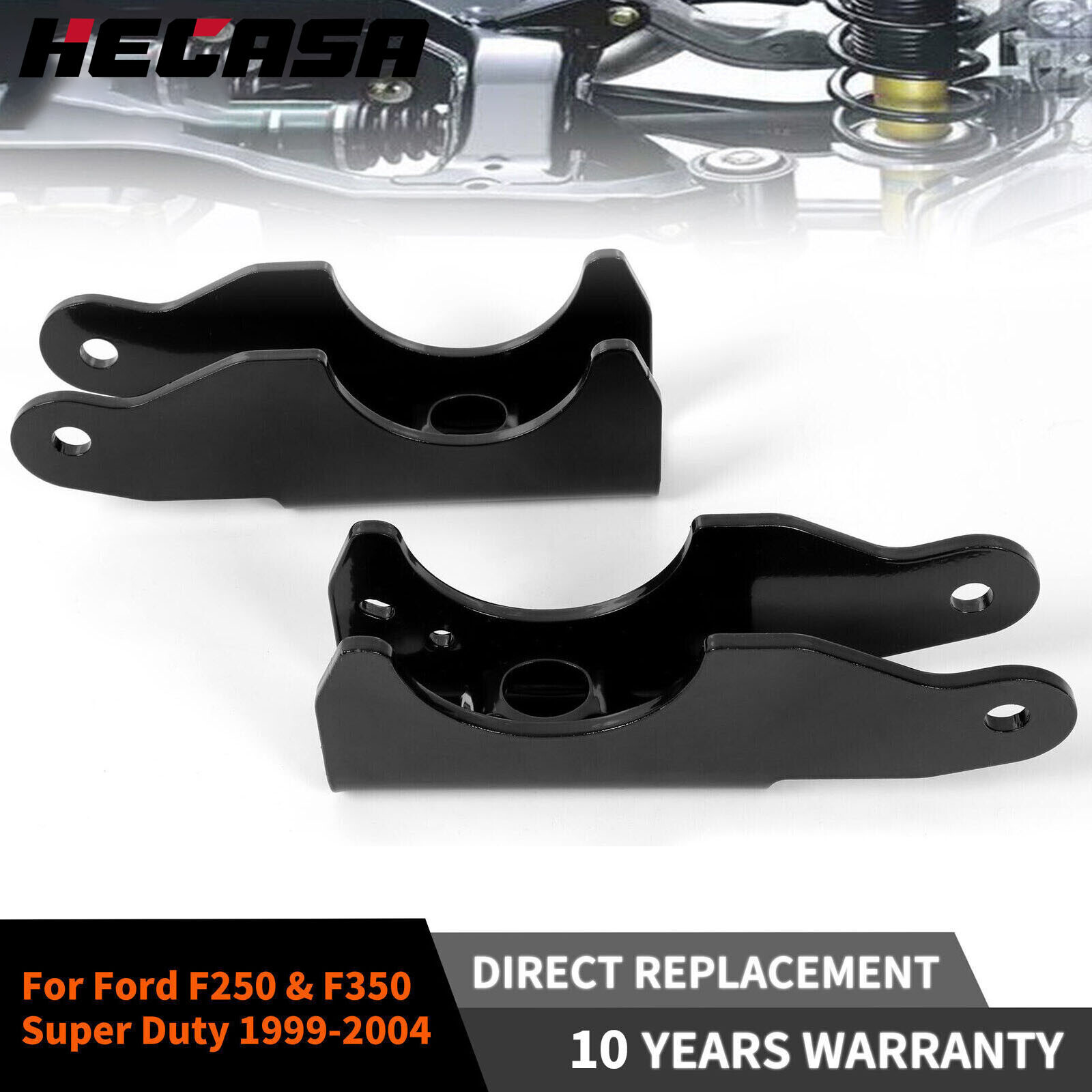 FOR 99-05 FORD F250 F350 SUPER DUTY REAR LOWER SHOCK MOUNTS ON AXLE LEFT&RIGHT