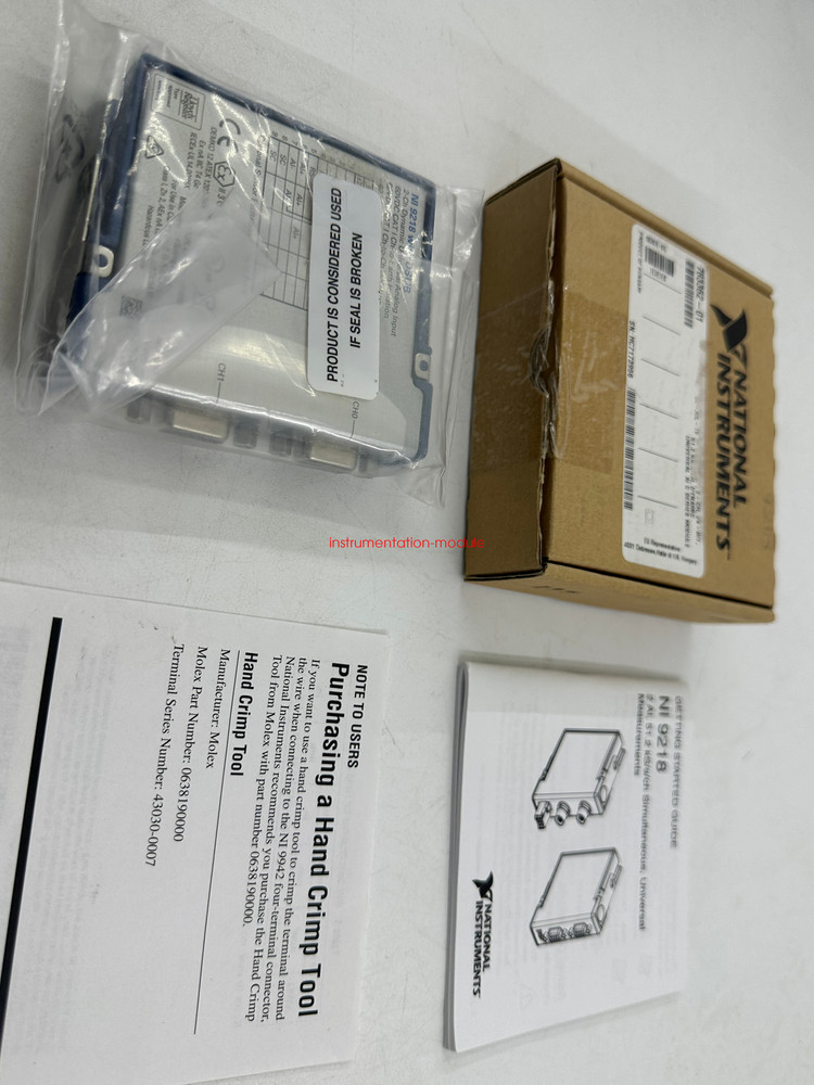 NI 9218 MODULE ANALOG INPUT cRIO cDAQ 155813C-01L Test passed spot