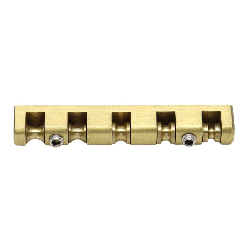 5 String 45mm Bass Nut Split Regulation Adjustable Height Brass Roller Nut