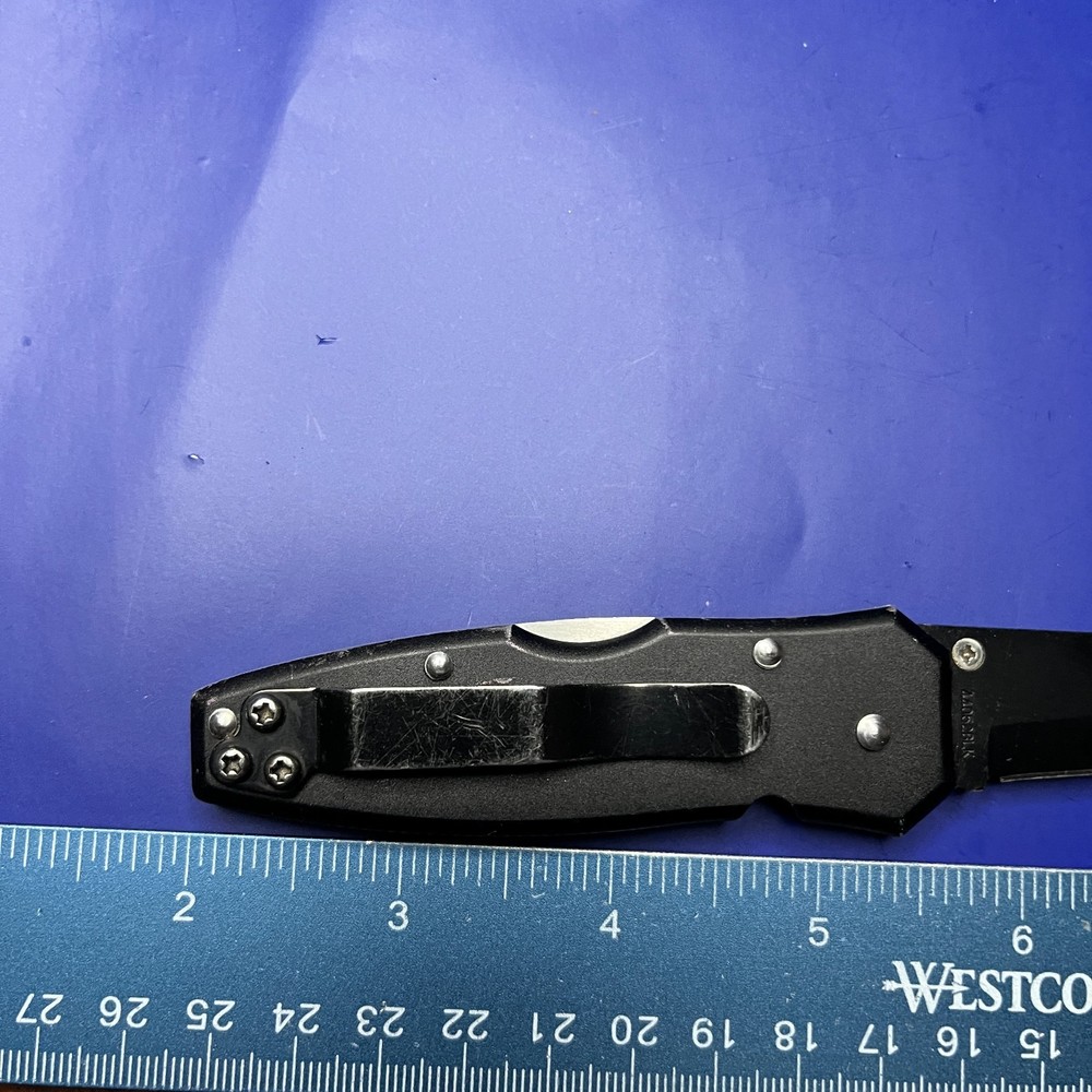 Klein Tools 44052BLK Tanto Lockback Knife