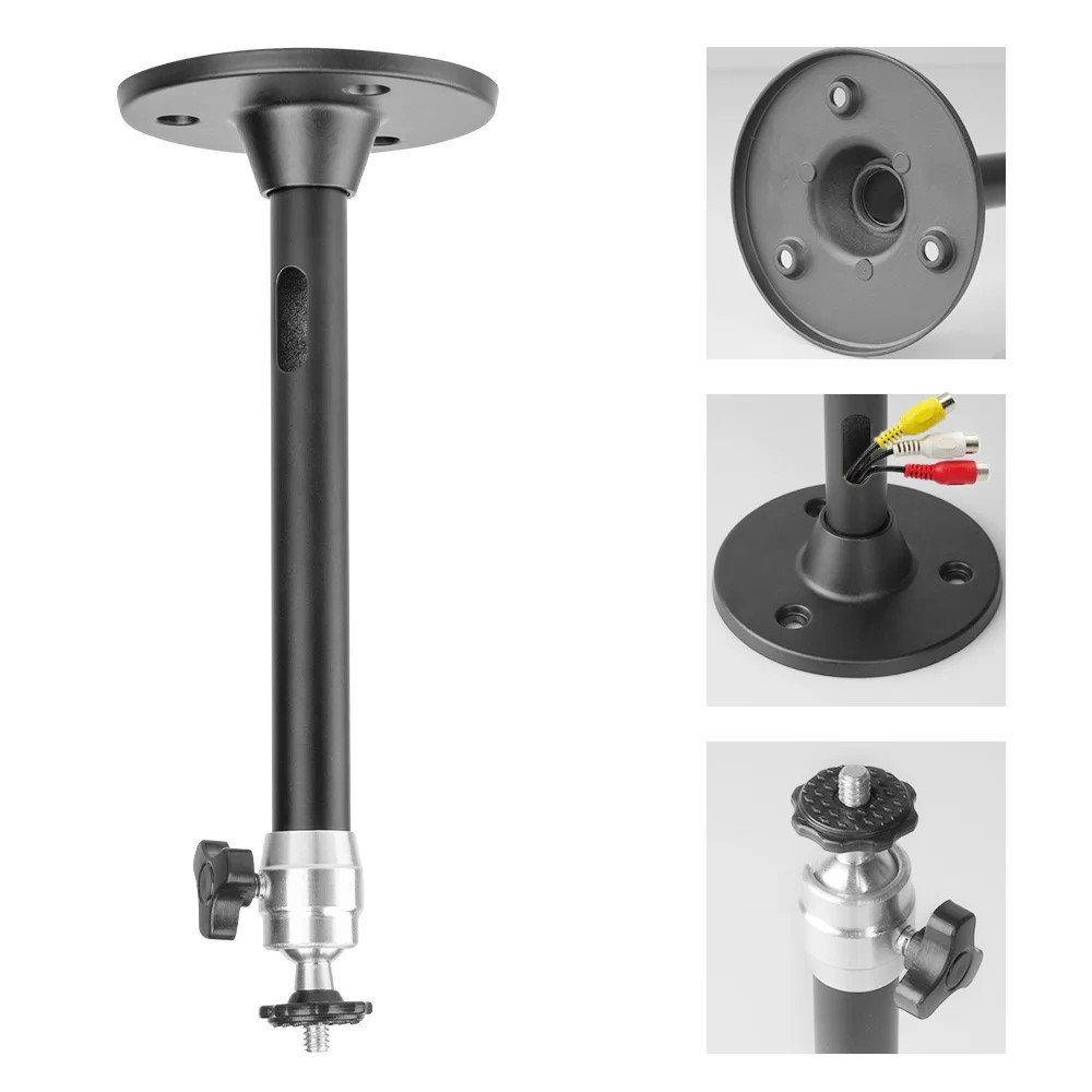 360° Rotatable Universal Wall Ceiling Mount Stand for Mini Projector DVR Camera