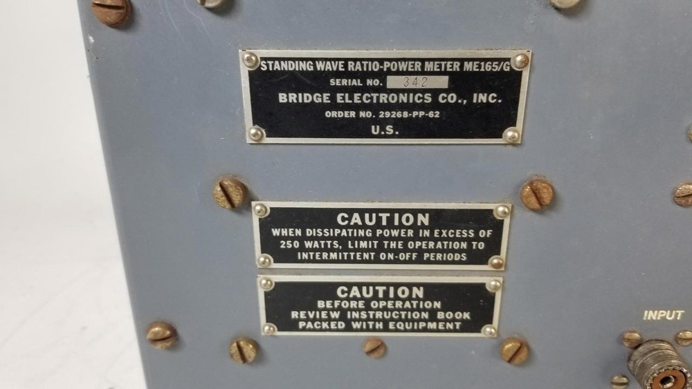 Bridge Electronics SWR Power Meter