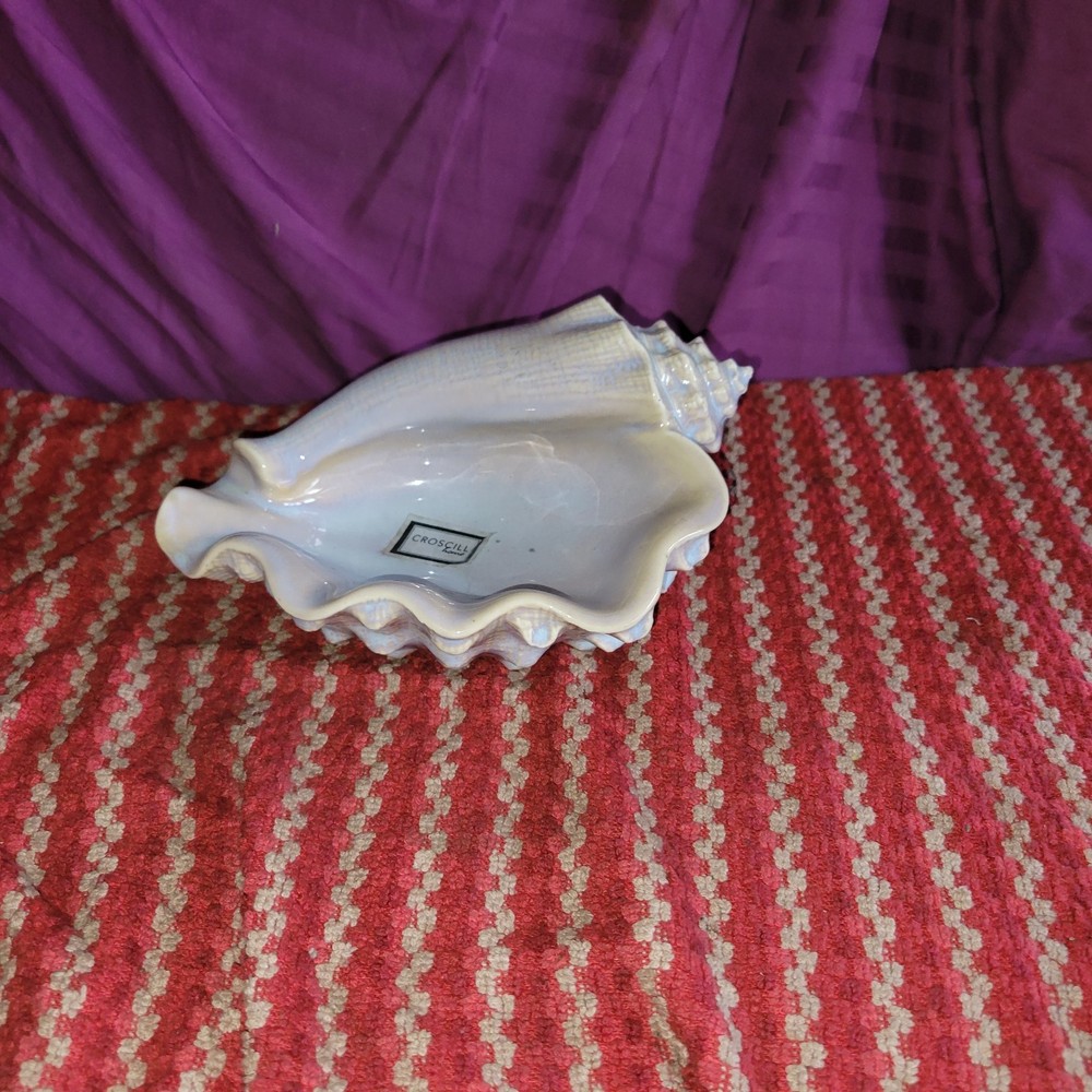 Croscill Conch Shell  Soap Dish Holder AMAZING Plz Read