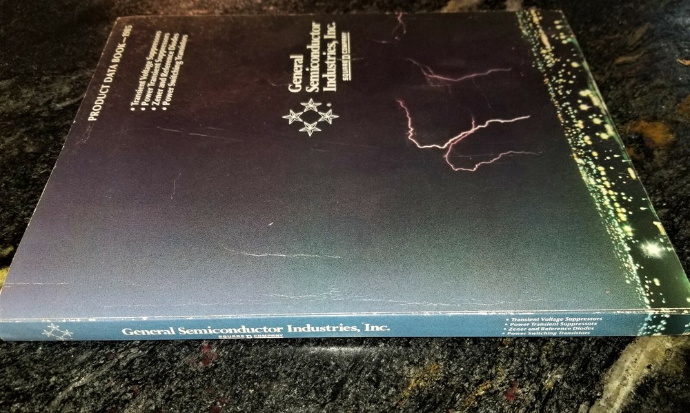 1985 Square D General Semiconductor TransZorb Zener Diodes Transistor Data Book