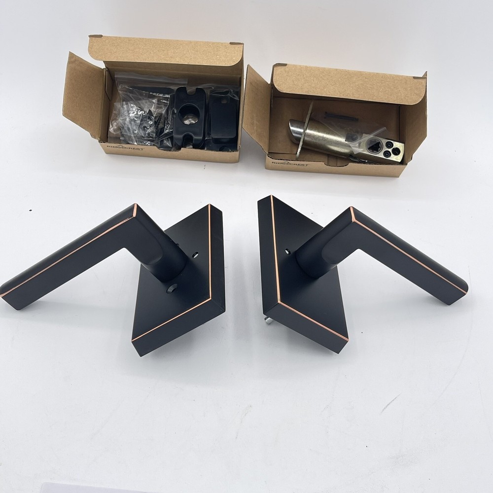 Logan Privacy Door Lever Vintage Bronze LN102 11P
