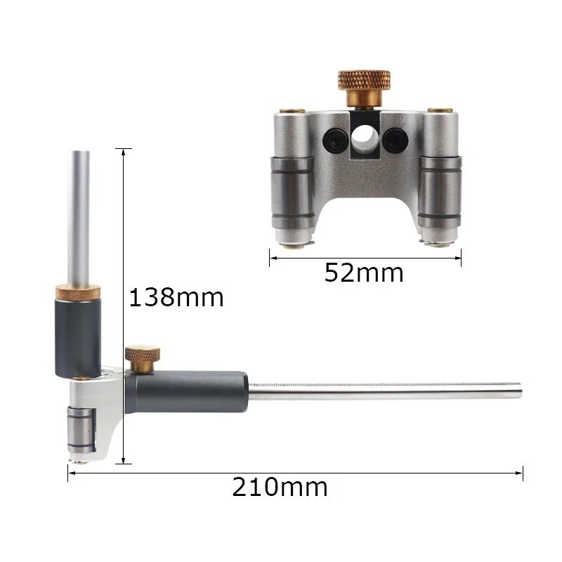 Woodworking Scriber High Precision 2 in 1 Arc Line Drawer Multifunctional Tool