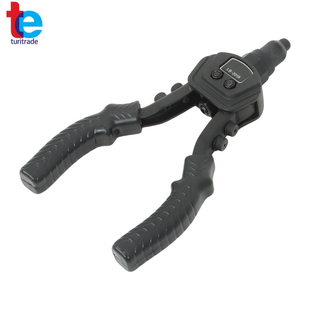Multi-purpose 1/4 Pop Rivet Gun Kit 200 Blind Rivet 5 Interchangeable Rivet Head