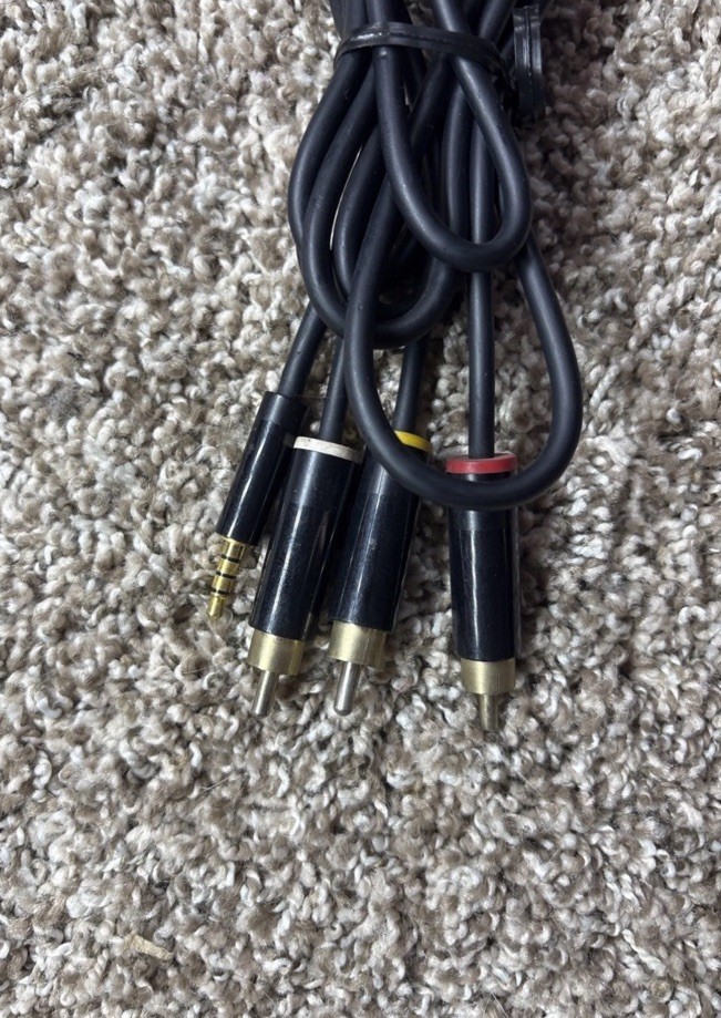 Composite RCA AV A/V Audio Video Cable Cord OEM Microsoft Xbox 360 E