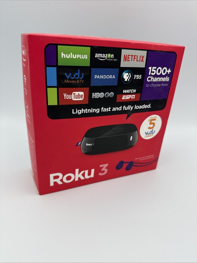Roku 3 4200RW (3rd Generation) Media Streamer - Black