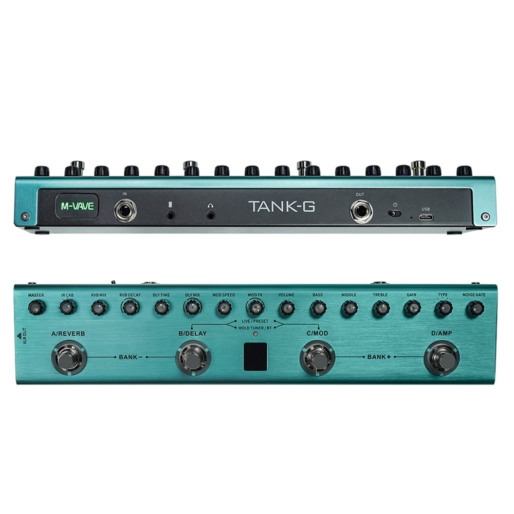 M-VAVE Tank-G Multi-Effects Processor Guitar Multi-Effects Pedal With 36 Presets