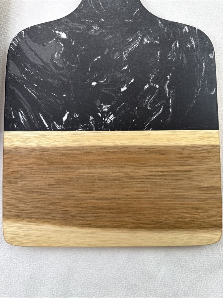 Resafy Wood & Marble Cutting Board, Open Box