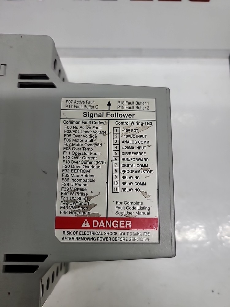 Allen Bradley 160-BA04NSF1 Ser C VFD Smart Speed Controller