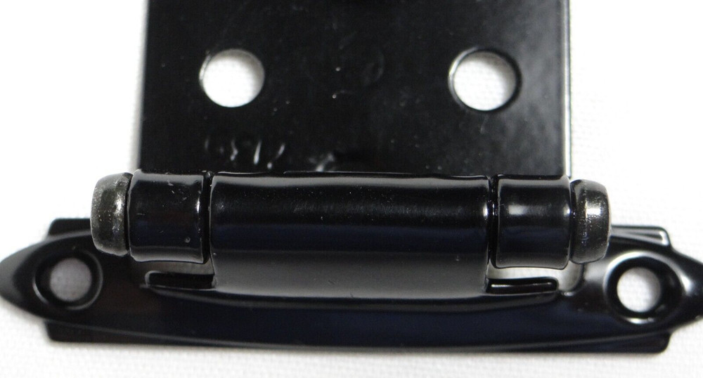 Amerock BP7139-BK Hinge, Self-Closing, Face Mount Overlay Variable Hinge Pair