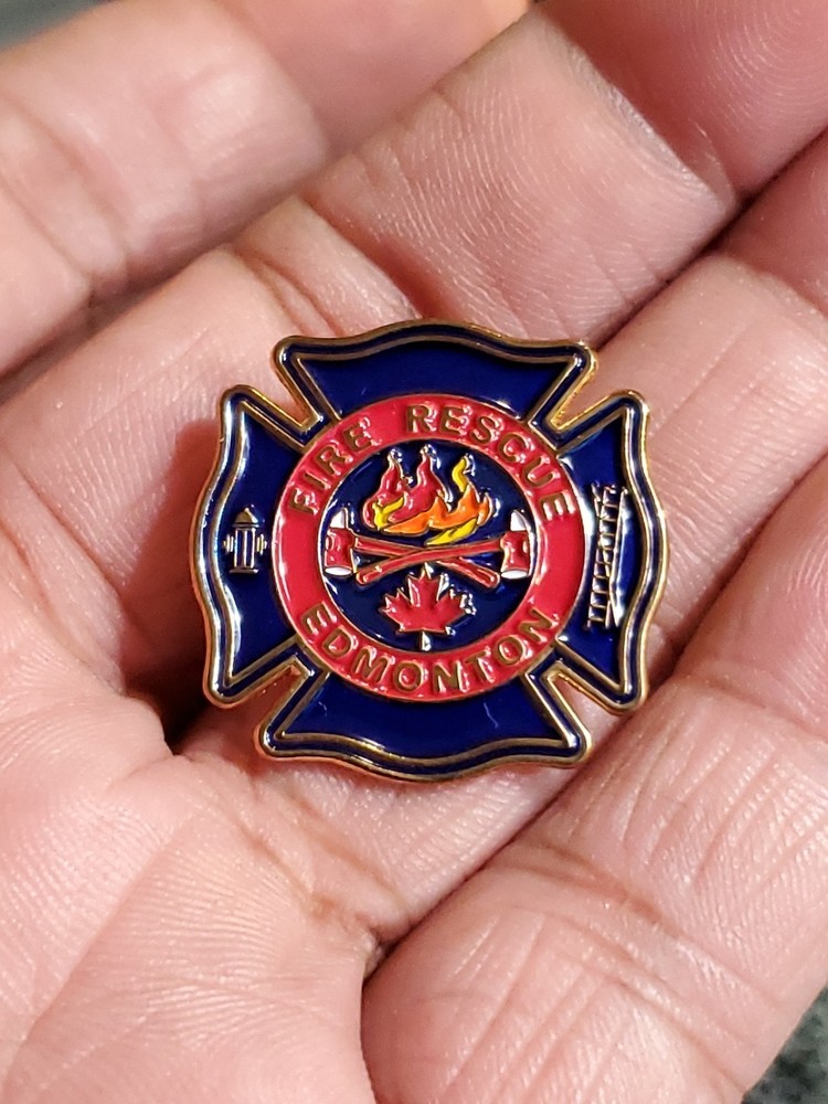 Edmonton Fire Canada Pin