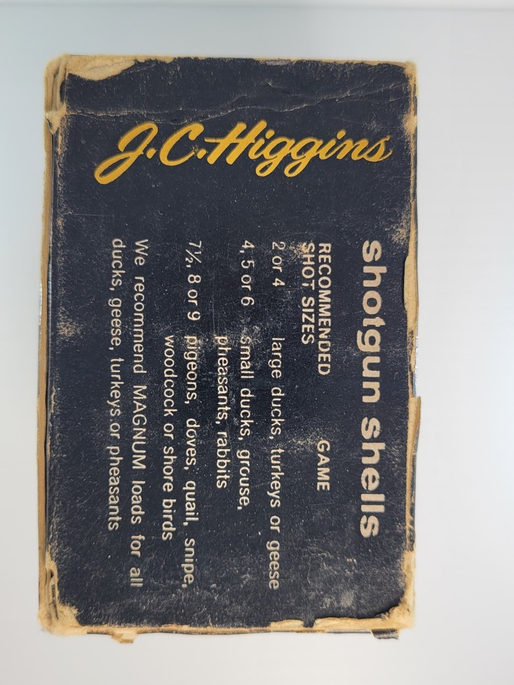 J.C Higgins 16 Gauge Shotshell Empty Box