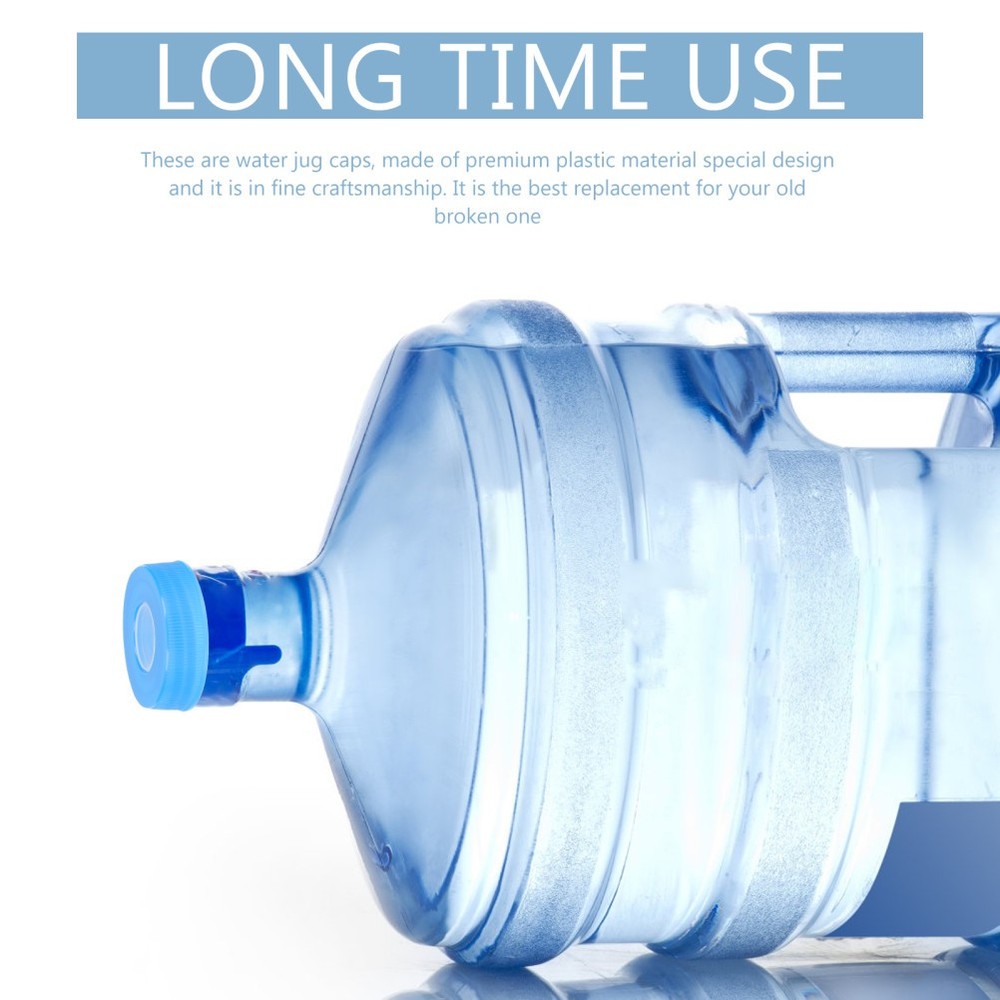 2 Pcs Replaceable Jug Caps Gallon Water Reusable Replacement Bottle Lid