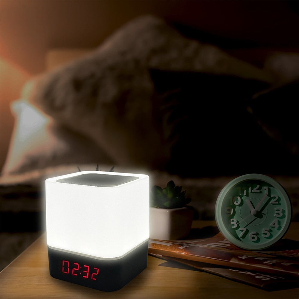 Zummy Color Changing Wireless Speaker with Alarm Clock
