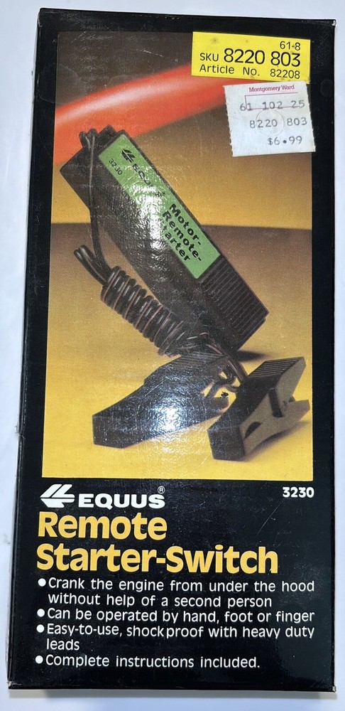 EQUUS 3032 10 Function Analyzer, 3050 Remote Start Switch, 3110 Timing Light