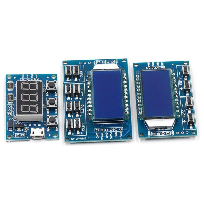 Signal Generator Module PWM Adjustable LCD Display Frequency 1Hz-150Khz Board
