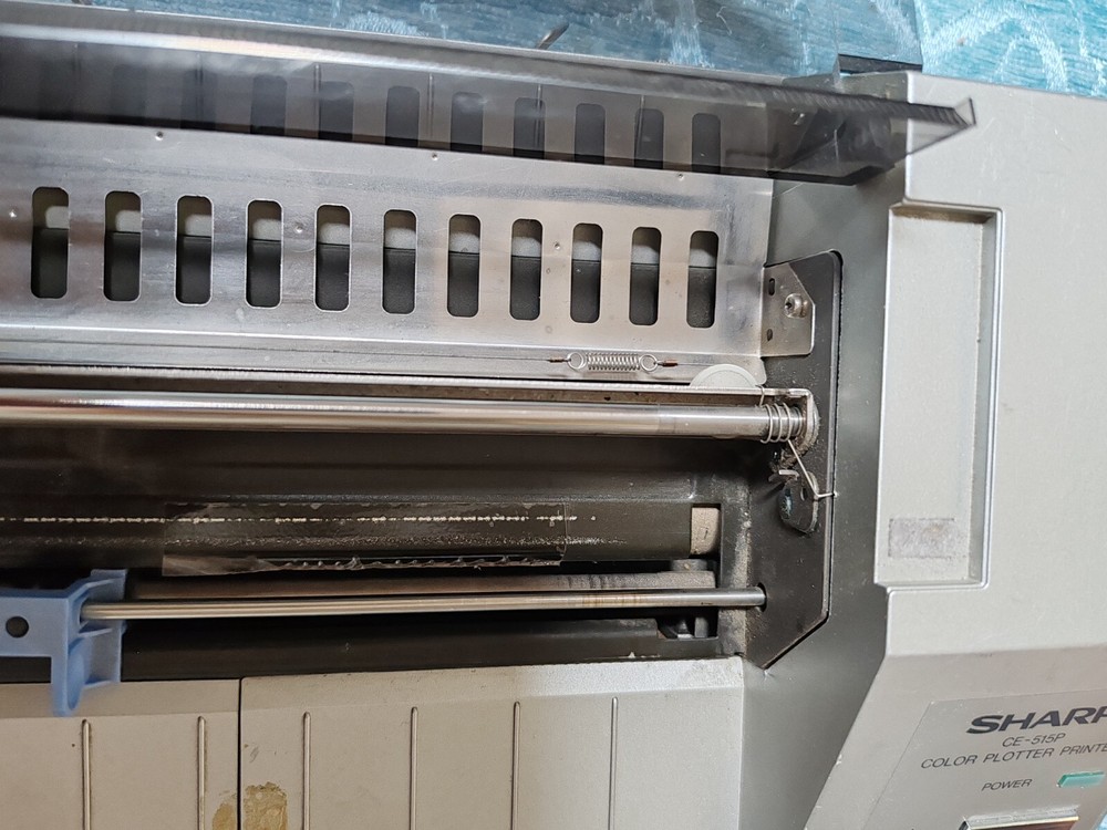 Vintage SHARP CE-515P plotter working with 4 pens Sold as part